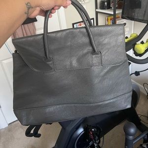 Grey handbag with shoulder strap (asos)